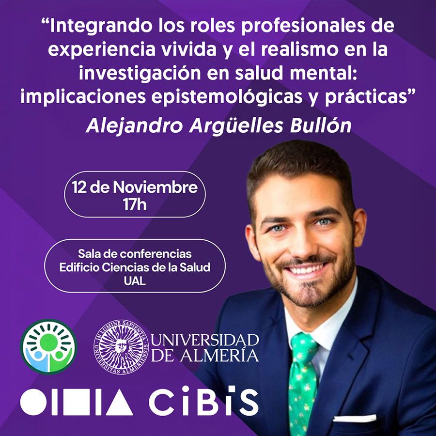 CiBiS Noticia: Conferencia Salud Mental. Alejandro Argüelles